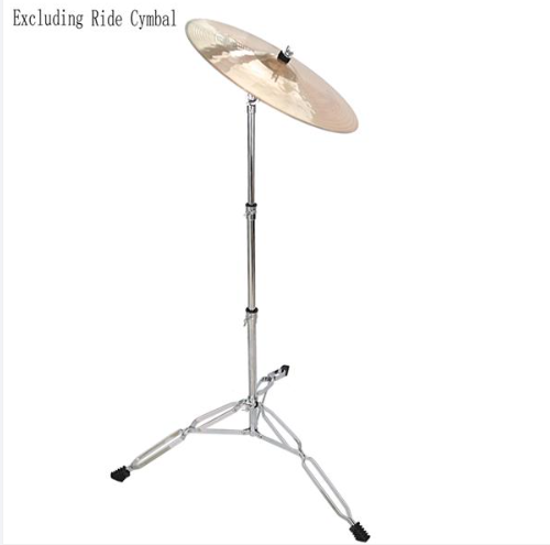Glarry Straight Cymbal Stand - Premium Drum Hardware Percussion Mount Holder Gear Set in Silver | Not for Sale on Amazon - Image 2