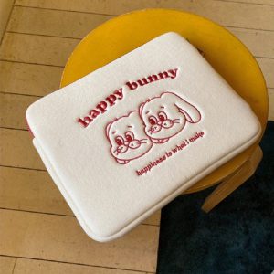 Charming Embroidered Laptop Sleeve – Stylish Computer Liner Bag