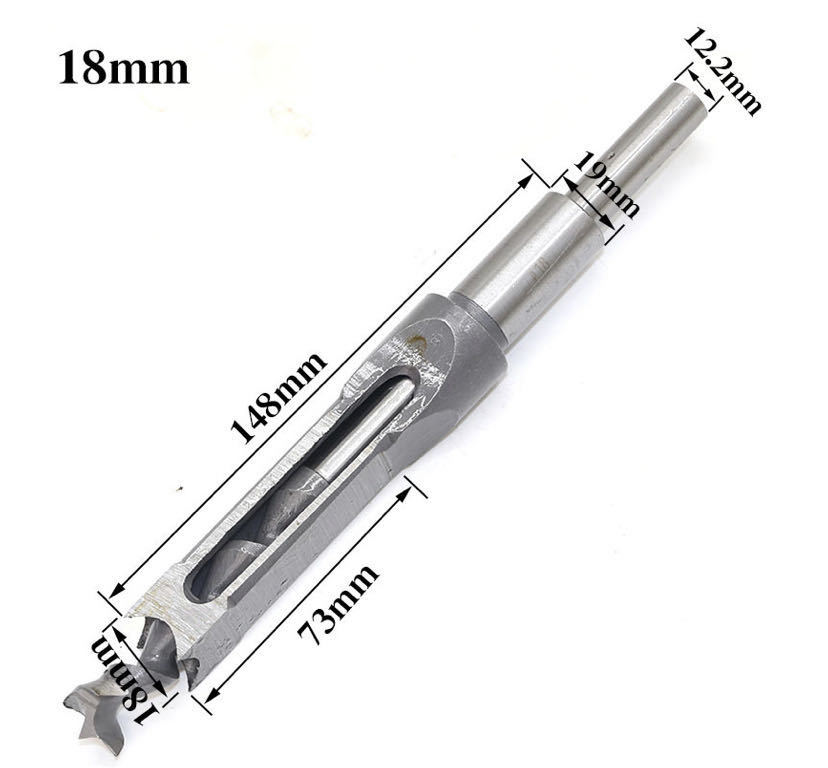 Woodworking Square Hole Drill & Square Tapper Tool for Precision Crafting - Image 8