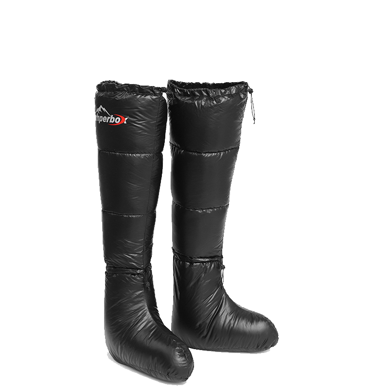 Camping Down Socks and Down Boots for Cozy Sleeping Bag Comfort - Kamperbox Sleep Boots - Image 6