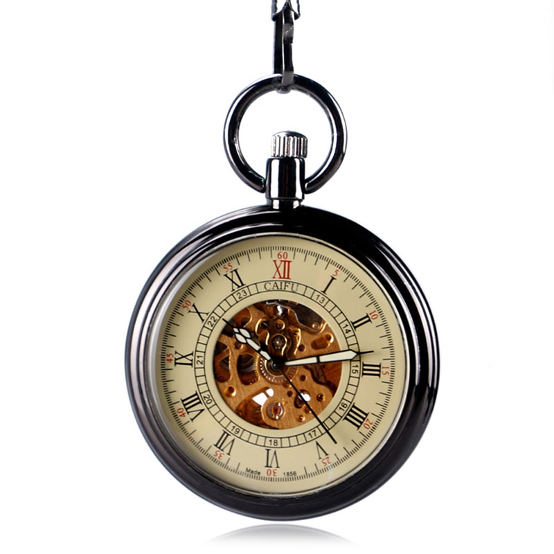 Elegant Automatic Mechanical Pocket Watch for Timeless Style and Precision - Image 2
