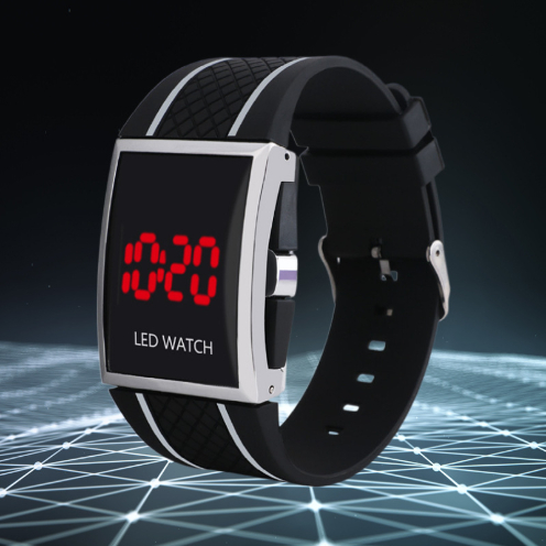 Unisex LED Digital Sports Wrist Watch for Men & Women - Casual White & Black Date Clock - Image 8