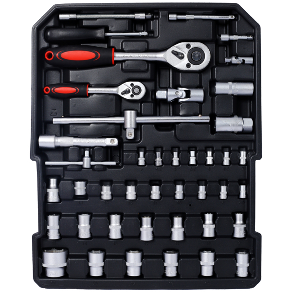 969 Piece Men's Home Repair Tool Set - Organized Tool Box with 4 Drawers & Rolling Storage for Universal Household Needs - Image 17