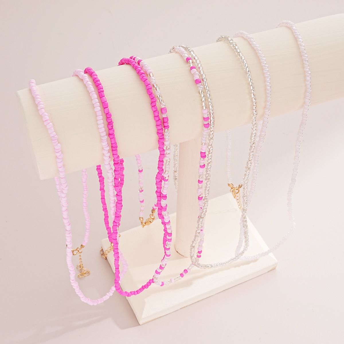 5-Piece Bead Elastic Beaded Waist Decoration Set for Stylish Outfits - Image 2