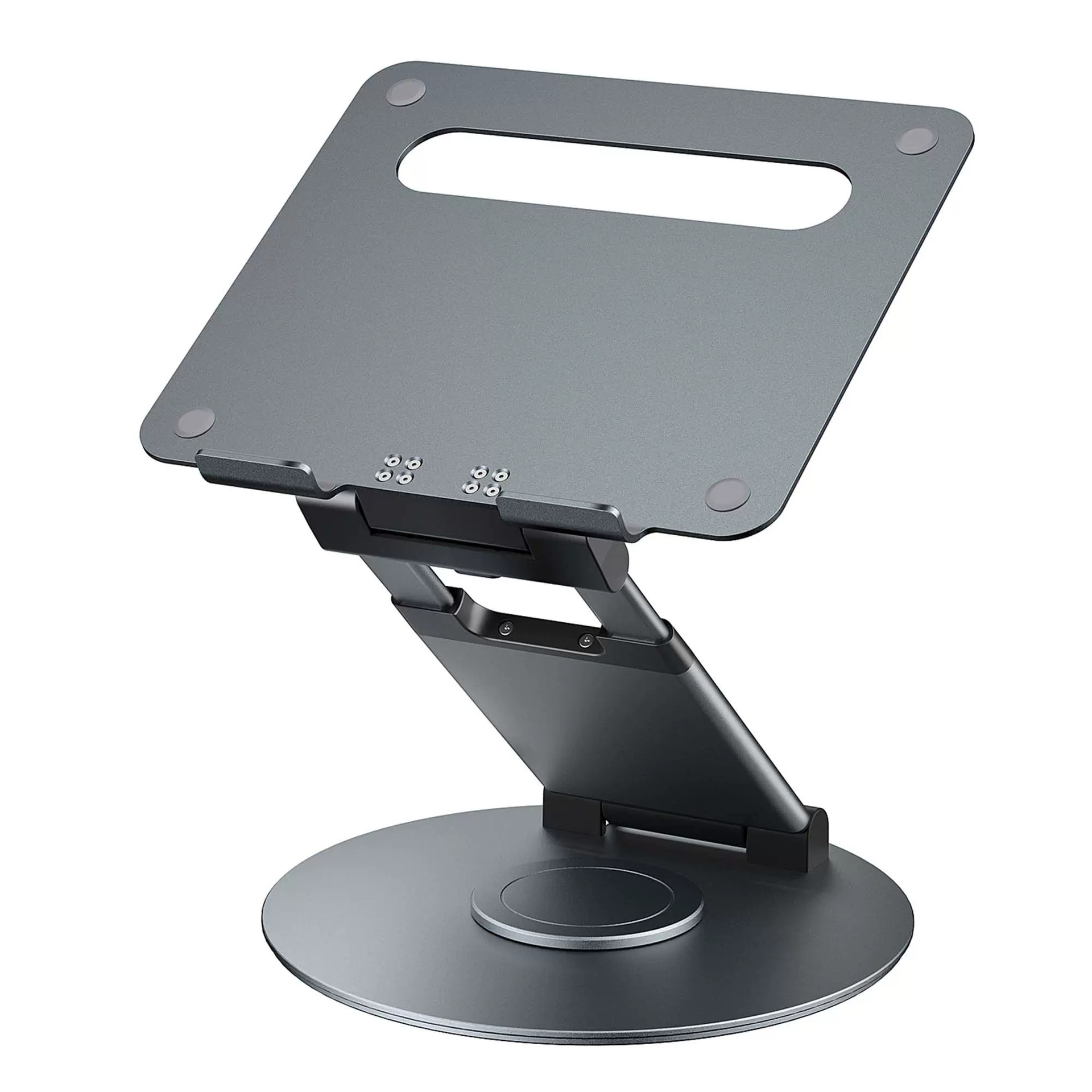 Adjustable Aluminum Alloy Laptop Bracket - 360-Degree Rotating Desktop Stand - Image 16