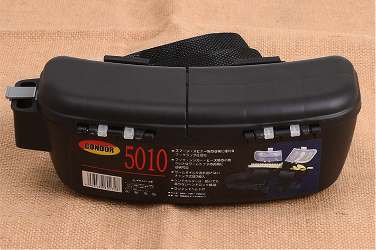 Waist-Mounted Fishing Gear Gadgets - Super Durable Fishing Bait Box in Hard Plastic