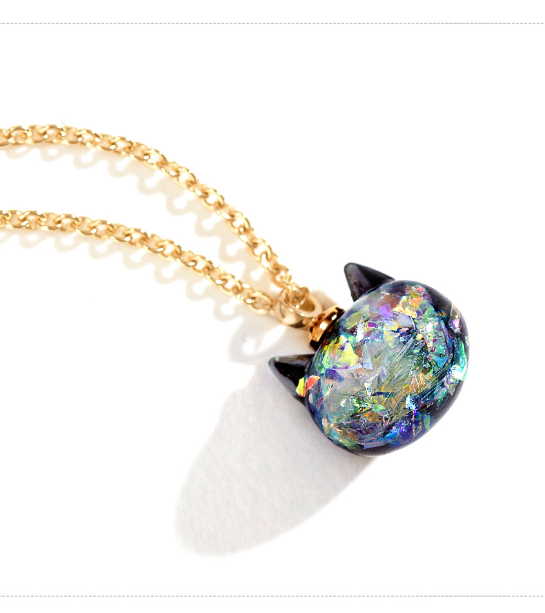 Adorable Starry Cat Small Pendant Necklace - Perfect Gift for Cat Lovers - Image 7