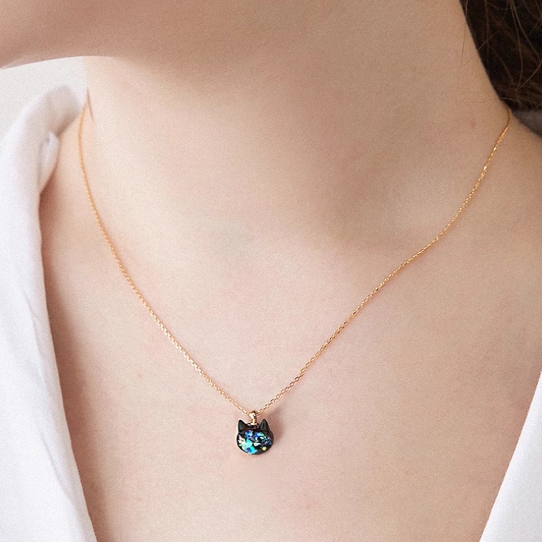 Adorable Starry Cat Small Pendant Necklace - Perfect Gift for Cat Lovers - Image 11