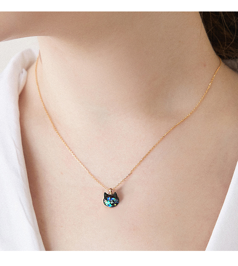 Adorable Starry Cat Small Pendant Necklace - Perfect Gift for Cat Lovers - Image 17