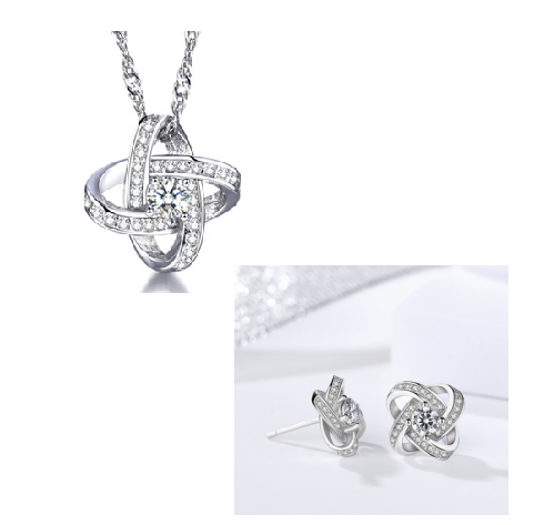925 Sterling Silver Forever Heart Necklace for Women - AAA Zircon Mosaic Pendant Gift - Image 9