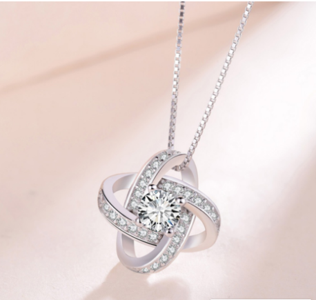 925 Sterling Silver Forever Heart Necklace for Women - AAA Zircon Mosaic Pendant Gift - Image 12