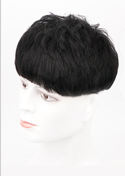 Korean Style Handsome Real Hair Fashionable Hot Fluffy Natural Wig - Image 2