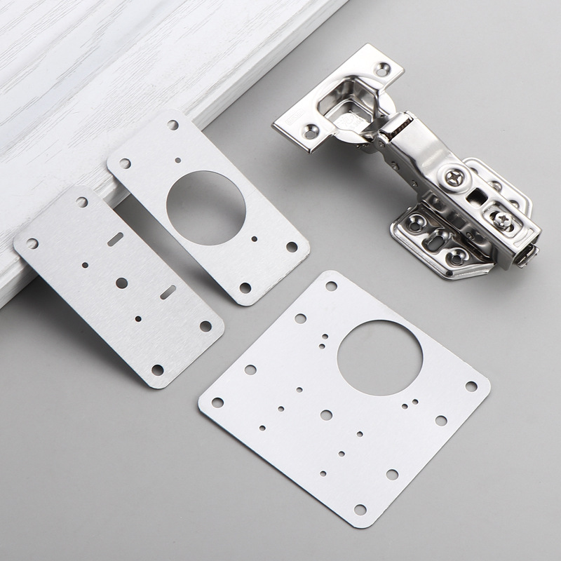 Durable Stainless Steel Cabinet Door Hinge Repair Patch for Quick Fixes - Image 4