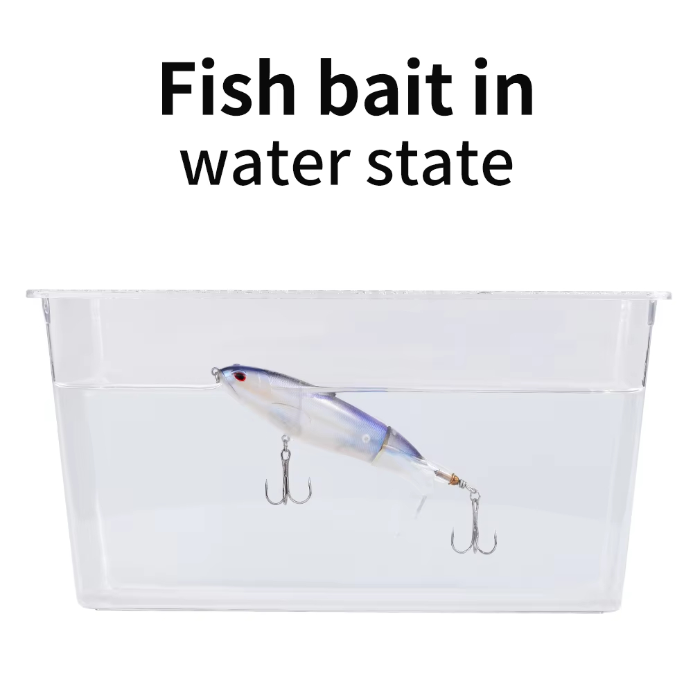 5pcs 1set 13g 10cm Top Water Pencil Fishing Lure Hard Bait with Floating Rotating Tail for Bass and Trout in Freshwater and Saltwater - Image 6