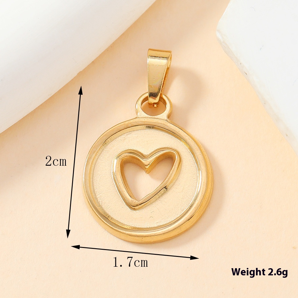 Stylish Single Pendant Stainless Steel Casting Ornament for Women’s Love - Image 3