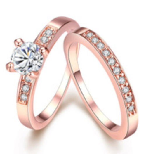 Stunning Rose Gold Diamond Ring - Elegant Jewelry for Every Occasion - Image 2