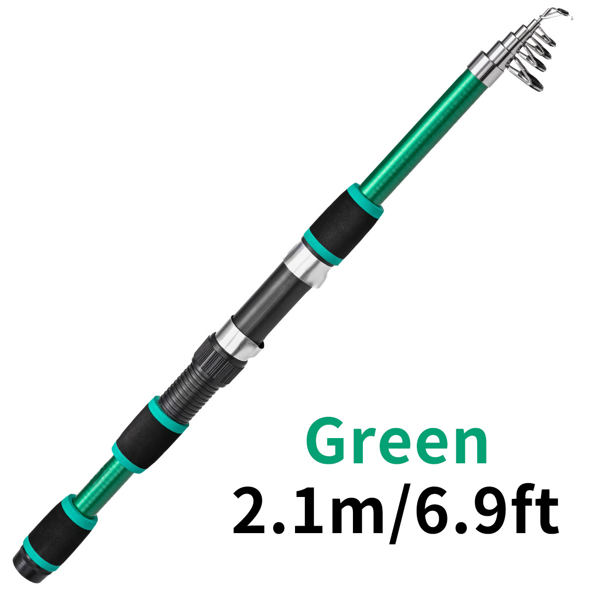 Children's Telescopic Lure Fishing Rod - 18M Short Section Glass Steel Snakehead Pack - Image 4