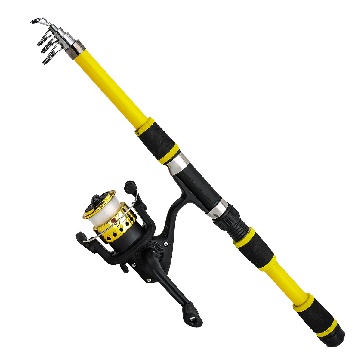 Children's Telescopic Lure Fishing Rod - 18M Short Section Glass Steel Snakehead Pack - Image 9