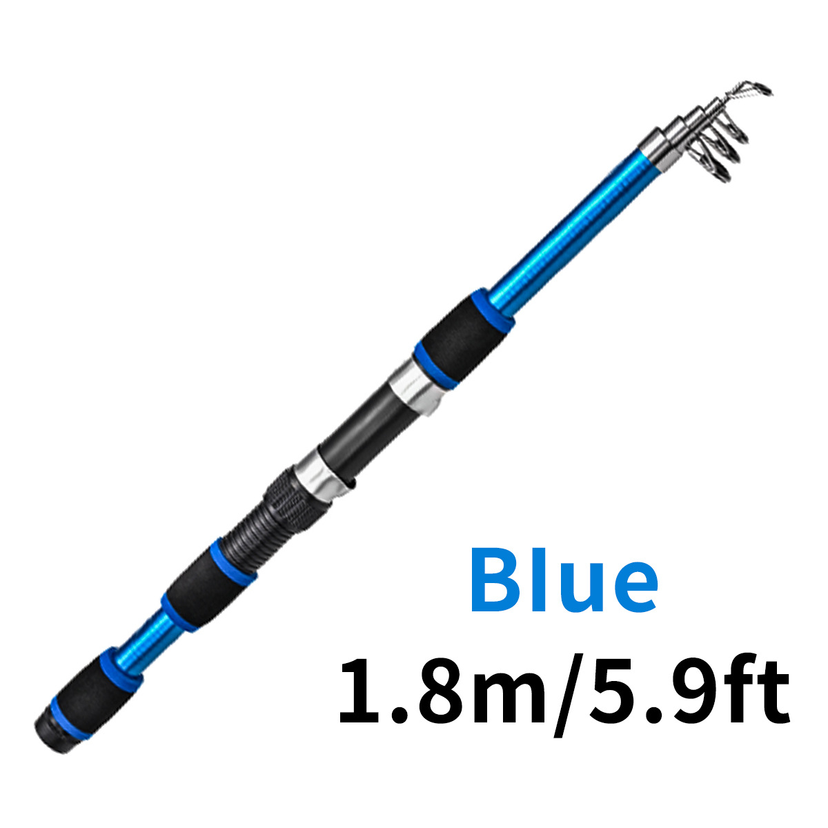 Children's Telescopic Lure Fishing Rod - 18M Short Section Glass Steel Snakehead Pack - Image 19
