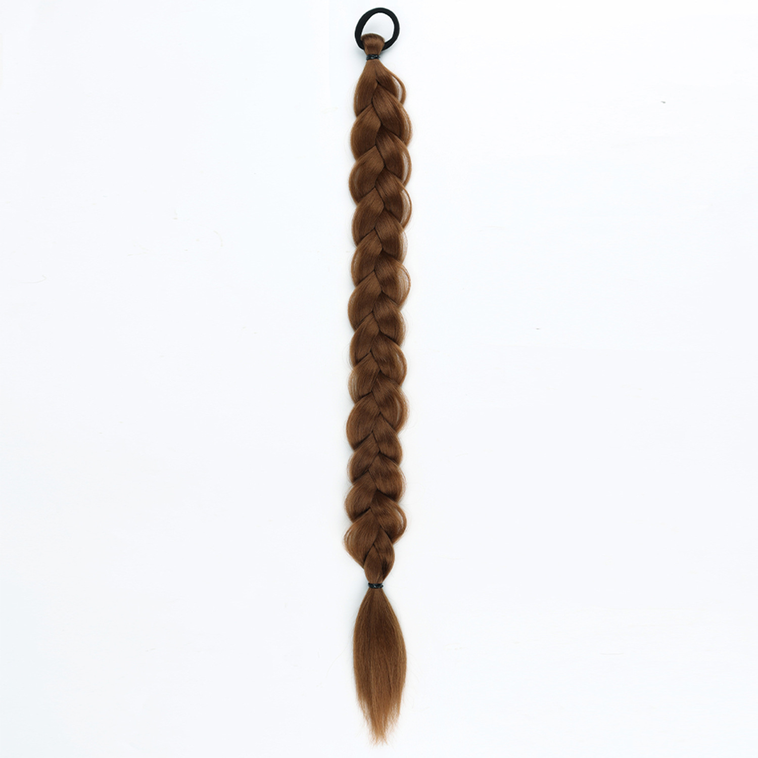 24-inch Women's Braid Hair Ring for Horse Tail - Durable Rubber Band Strip - Image 5