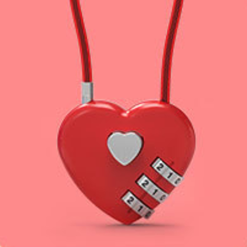 Peach Heart Long Wire Rope Love Lock - Perfect for Romantic Keepsakes - Image 13