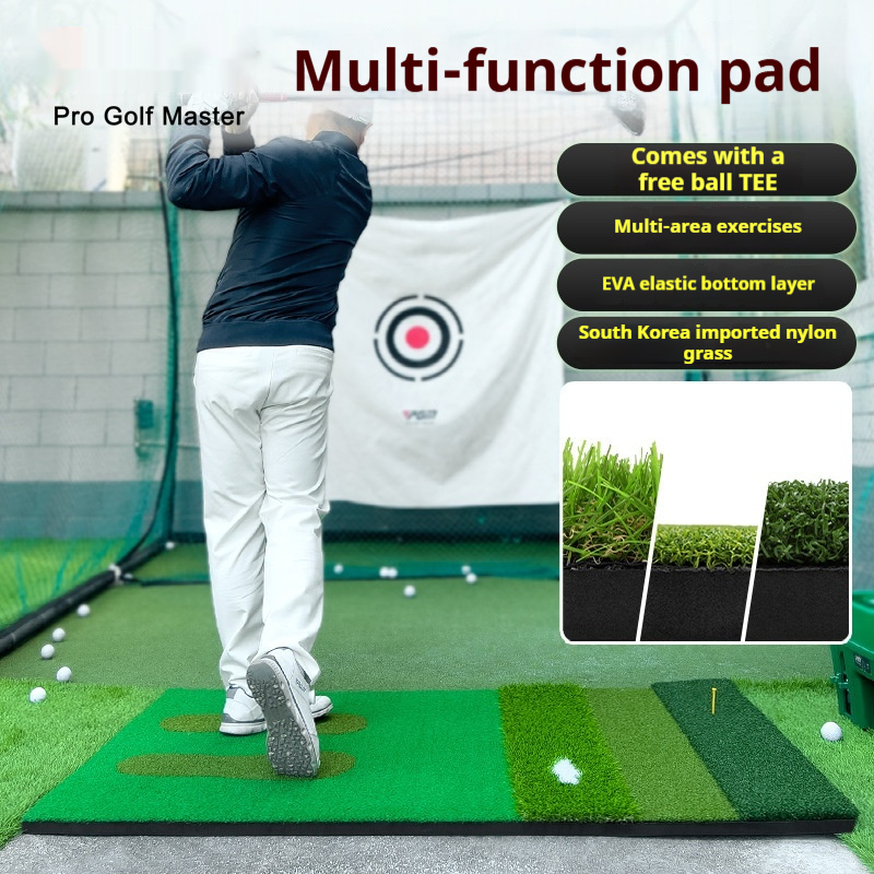 PGM Indoor Golf Practice Ball Mat - Multifunctional Training Pad for All Skills - Image 3