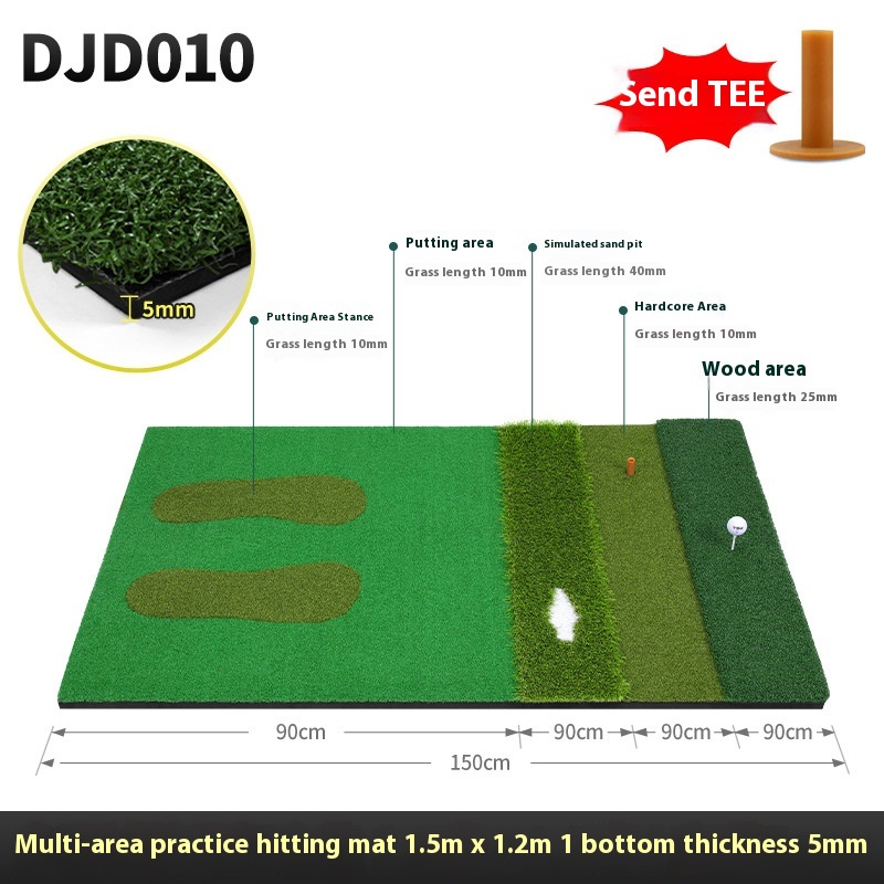 PGM Indoor Golf Practice Ball Mat - Multifunctional Training Pad for All Skills - Image 10