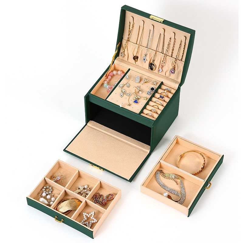 Dustproof Portable Jewelry Box - Travel-Friendly and Easy to Carry - Image 3