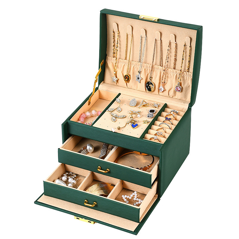 Dustproof Portable Jewelry Box - Travel-Friendly and Easy to Carry - Image 4