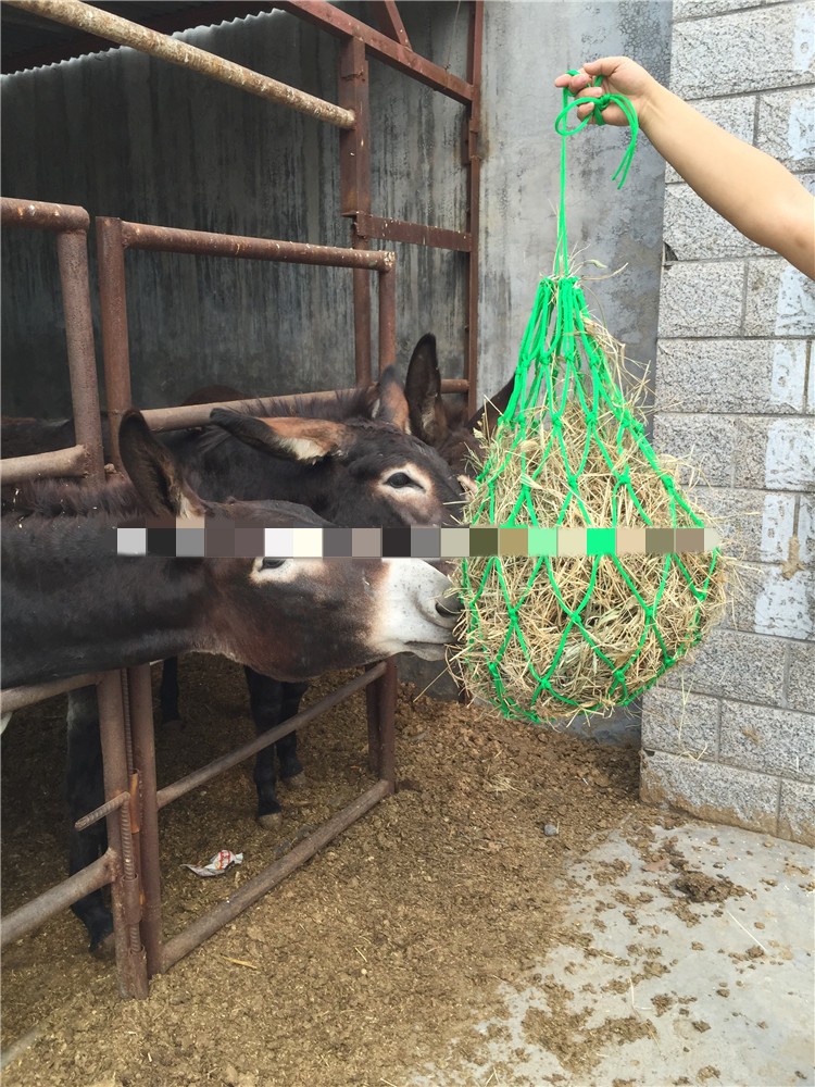 Forage Pocket Feeding Horse Bag - Haystack Bag & Grass Net Pocket Feed Bag - Image 4