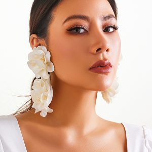 Stylish Colorful Tassel Flower Minimalist Earrings – Perfect for Any Occasion