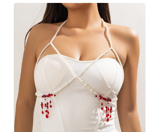 Trendy Women's Gothic Pearl Necklace for Fashion-Forward Style - Image 22