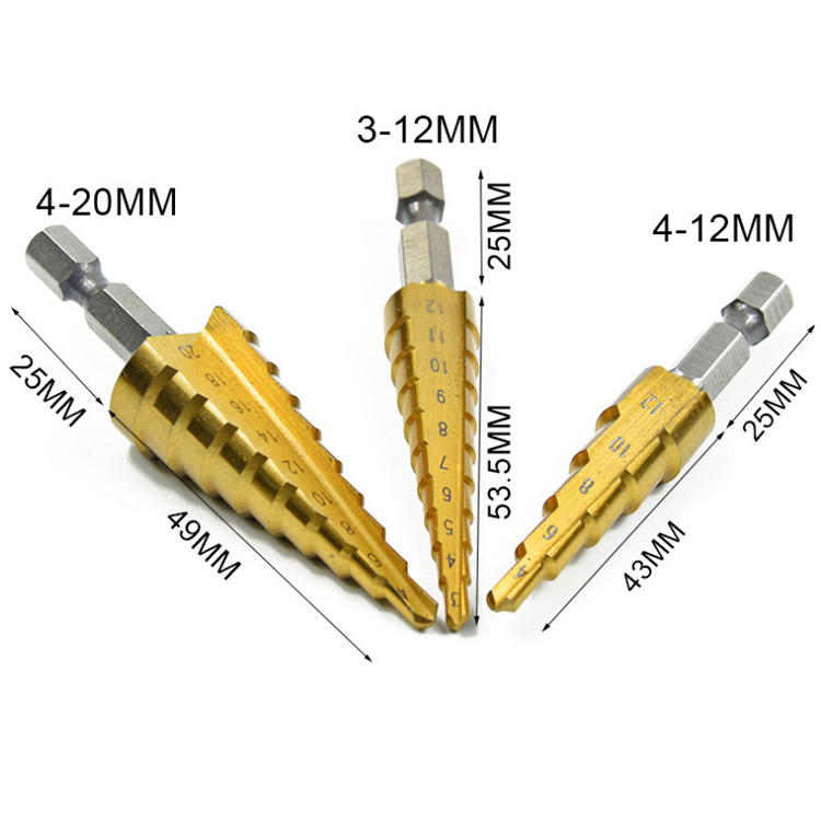 High-Speed Steel Step Drill Pagoda Bit - Precision Step Drill Tool - Image 2