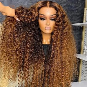 Curly Loose Deep Wave Lace Front Wig 13x4 for Natural Style