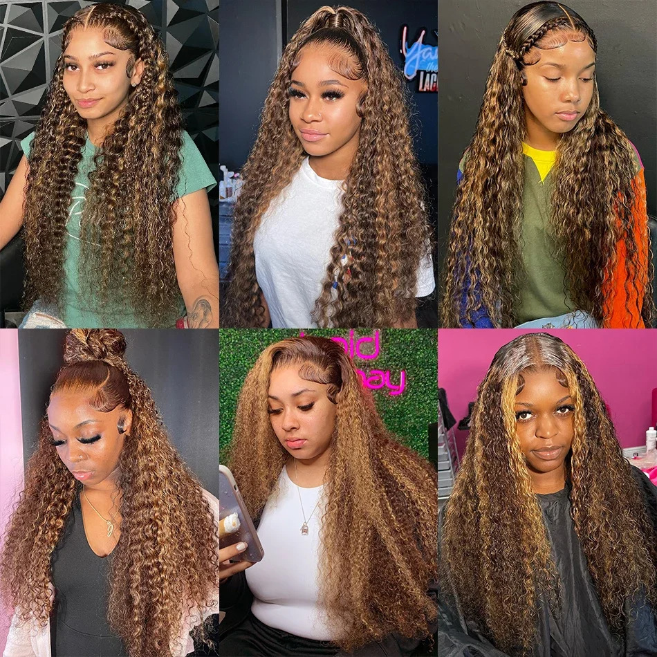 Curly Loose Deep Wave Lace Front Wig 13x4 for Natural Style - Image 2