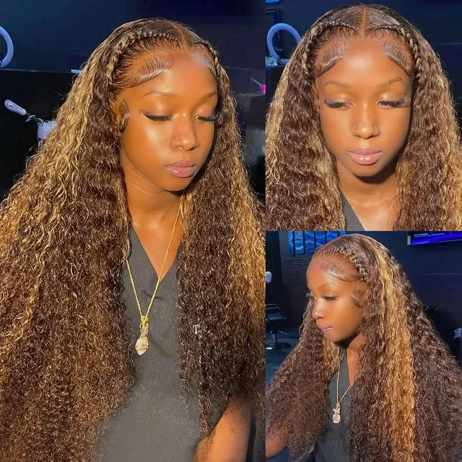 Curly Loose Deep Wave Lace Front Wig 13x4 for Natural Style - Image 3