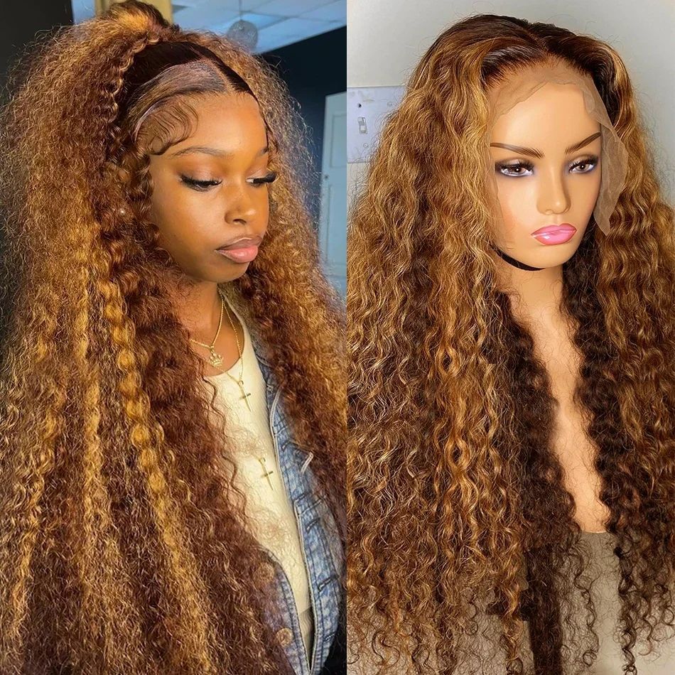 Curly Loose Deep Wave Lace Front Wig 13x4 for Natural Style - Image 4