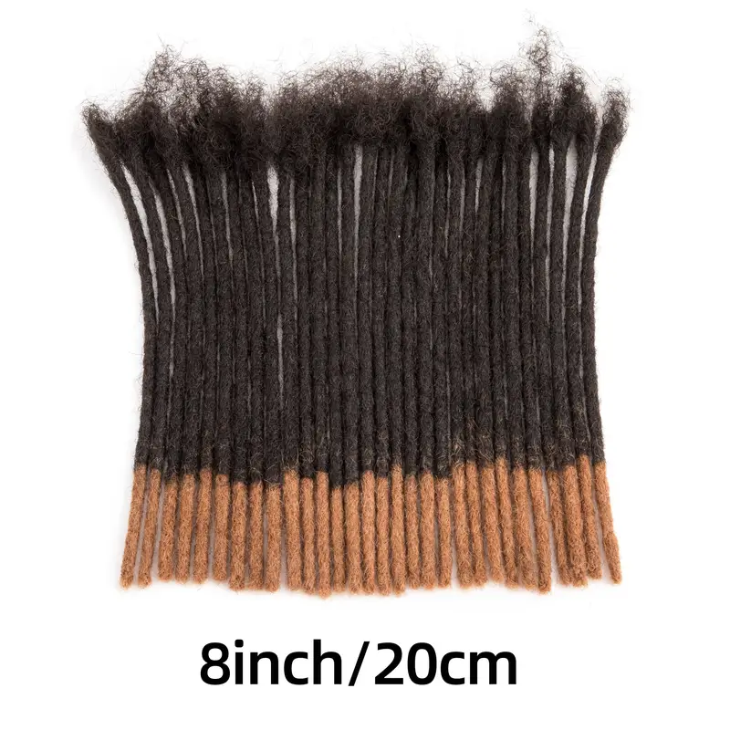 Human Hair, 0.4cm & 0.6cm Thickness, Pre-colored, Handmade, Unisex, Dyeable, Bleachable, Curled & Twisted for Versatile Styling.
