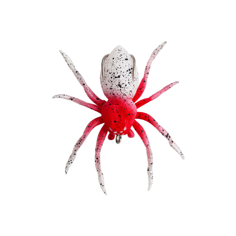 4.7cm 4cm Artificial Floating Spider Soft Bait for Effective Fishing