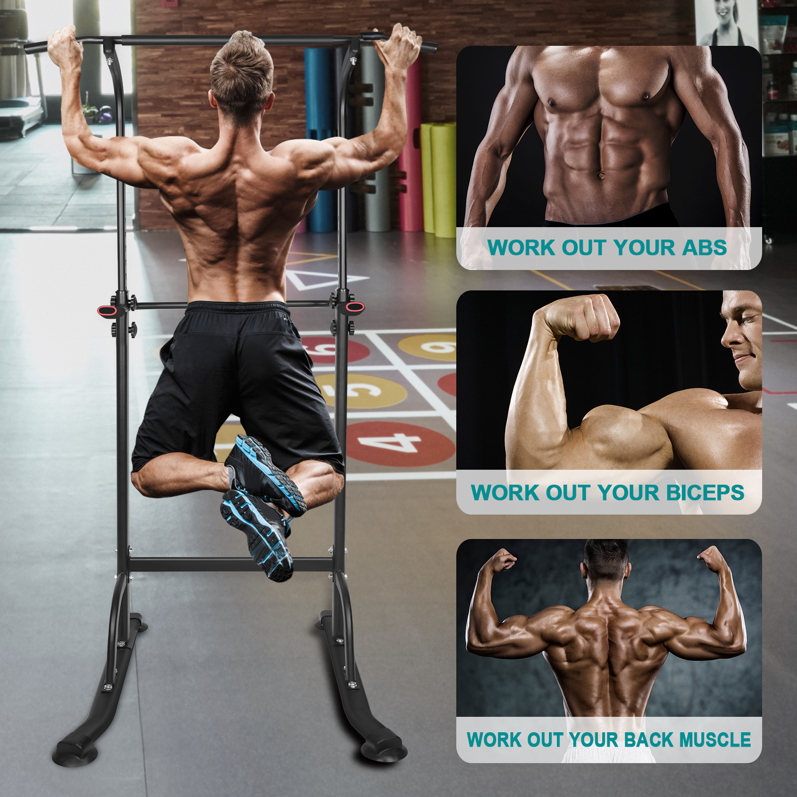 Power Tower Exercise Parallel Bar for Effective Pull-Up Workouts - Image 4