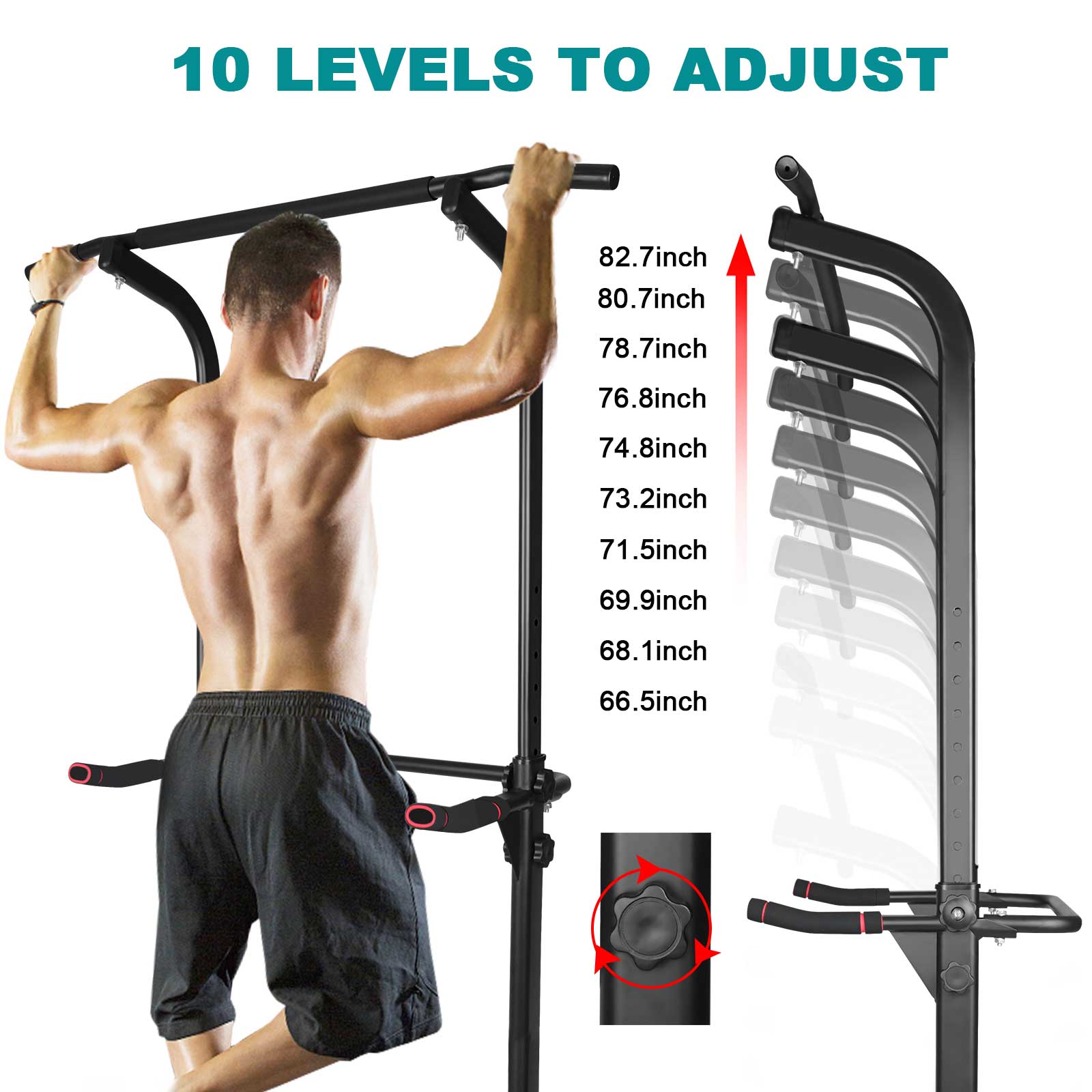 Power Tower Exercise Parallel Bar for Effective Pull-Up Workouts - Image 8