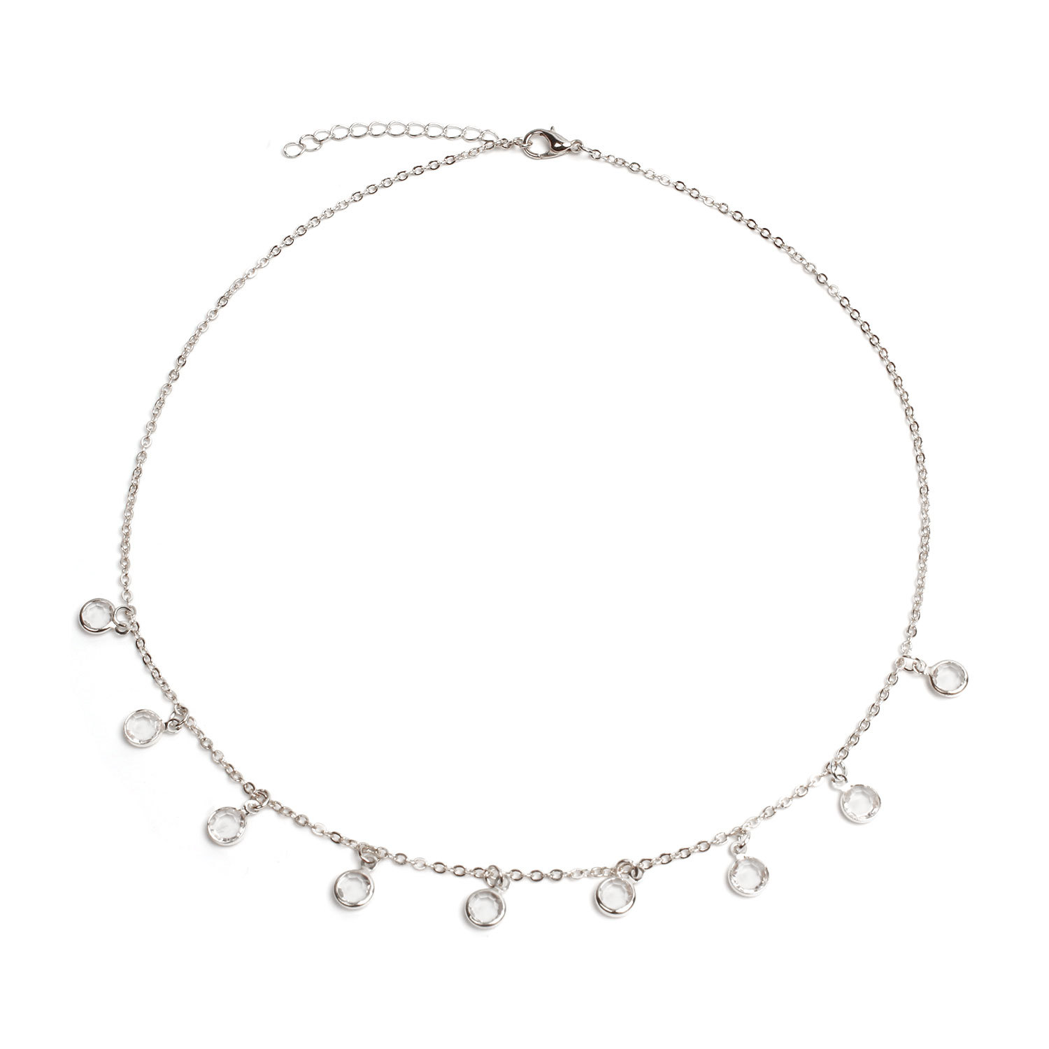 Elegant Simple Little Diamond Necklace for Women - Sparkle in Style - Image 2
