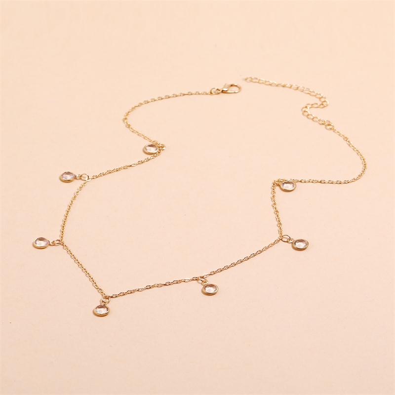 Elegant Simple Little Diamond Necklace for Women - Sparkle in Style - Image 4