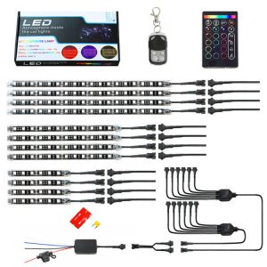 24-Button Dual Remote Ambient Light for Enhanced Atmosphere