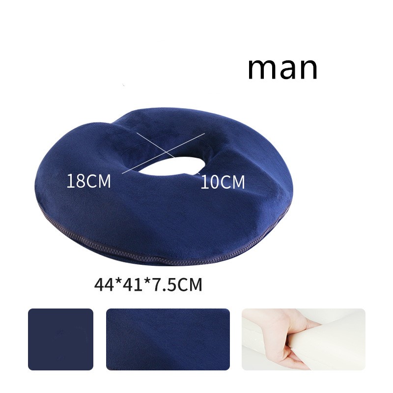 Memory Foam Seat Cushion Pillow for Office Comfort and Support