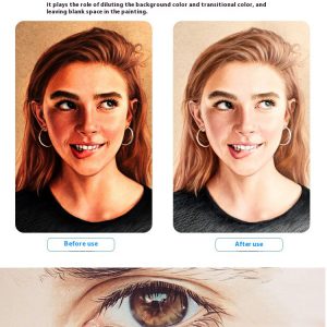 24-Color Skin Tone Painting Pens for Hand-Painted Portraits | Oily Art Supplies