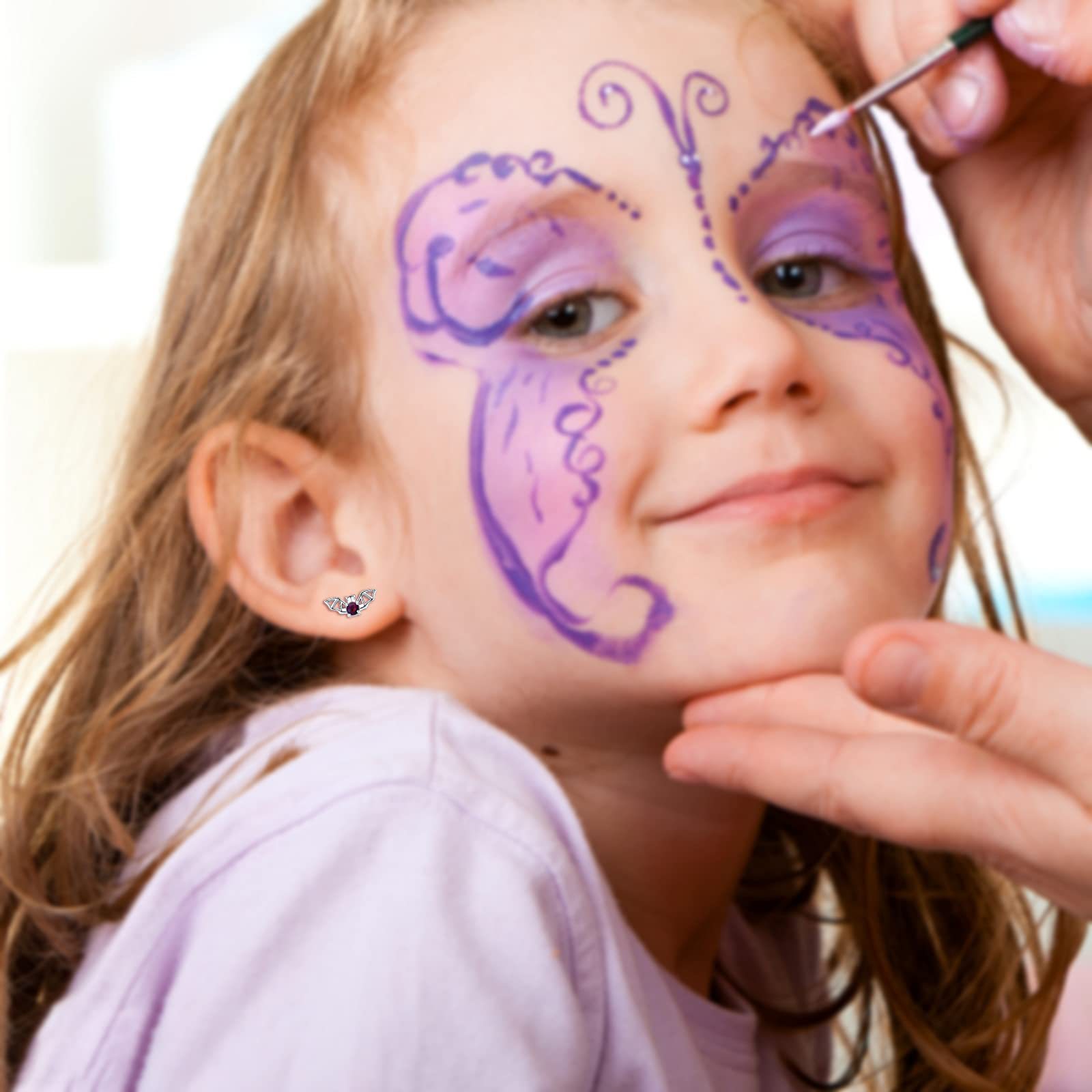 Bat Earrings in 925 Sterling Silver | Opal Bat Jewelry Gifts for Women & Girls - Image 6