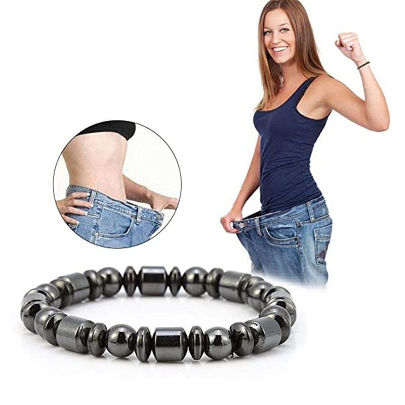 Weight Loss Magnetic Therapy Bracelets for Men & Women - Pentagram Stone Pain Relief Slimming Health Jewelry - Image 3