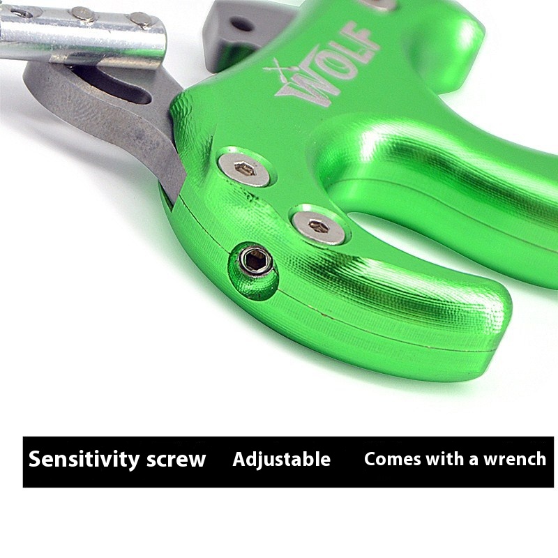 Bow and Arrow Accessories: Cam Bow Four-Finger Grip Metal Release Aid for Precision Shooting - Image 4