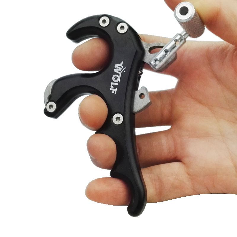 Bow and Arrow Accessories: Cam Bow Four-Finger Grip Metal Release Aid for Precision Shooting - Image 6